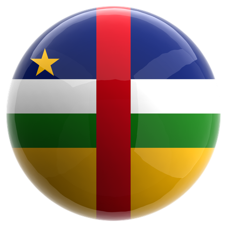 Zentralafrikanische Republik  3D Icon