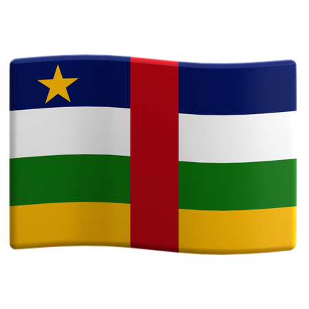 Zentralafrikanische Republik  3D Icon