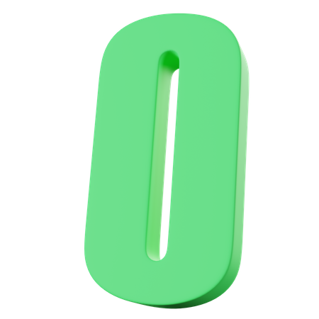 Zero  3D Icon