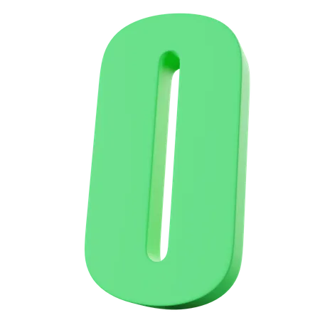 Zero  3D Icon