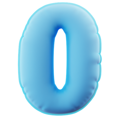 Zero  3D Icon