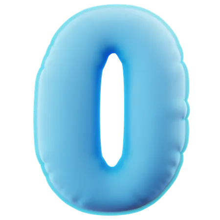 Zero  3D Icon