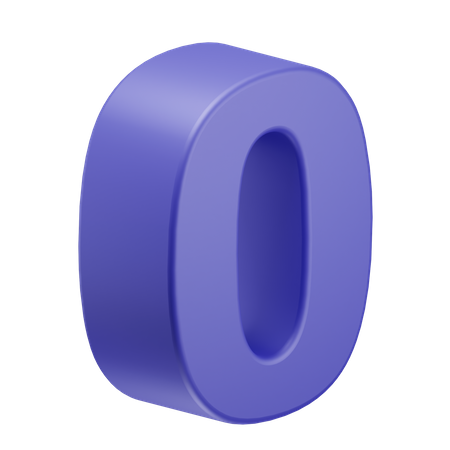 Zero  3D Icon