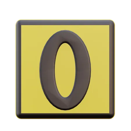 Zero  3D Icon