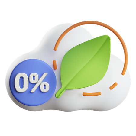Zéro émission  3D Icon