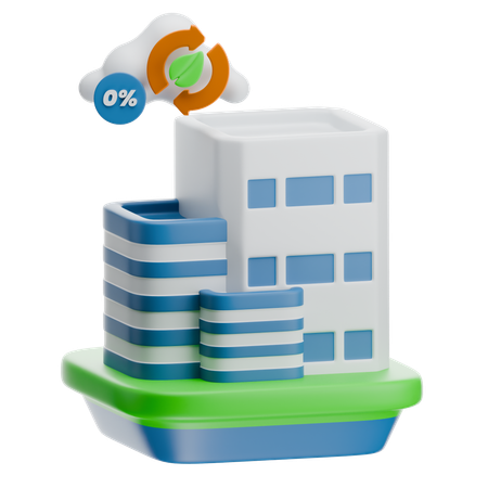 Zero Emmision  3D Icon