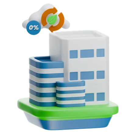Zero Emmision  3D Icon