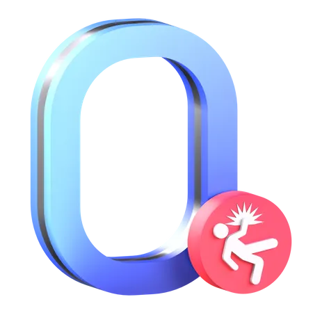 Zero Incidents  3D Icon