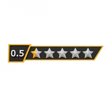 Zero Point Star  3D Icon
