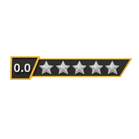 Zero Star  3D Icon