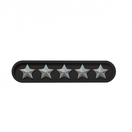 Zero Star Rating  3D Icon