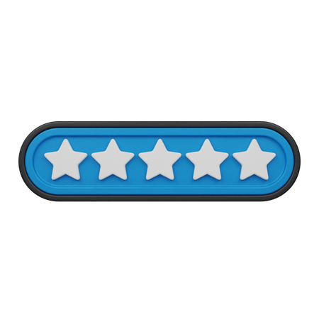 Zero Star Rating  3D Icon