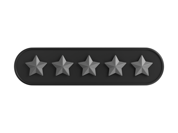 Zero Star Rating  3D Icon