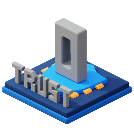 Zero Trust Architecture  3D Icon