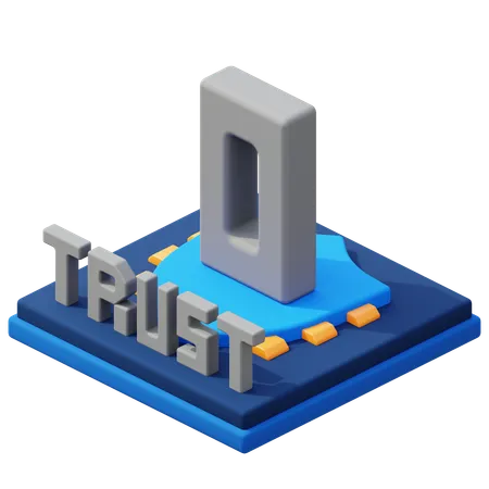 Zero Trust Architecture  3D Icon