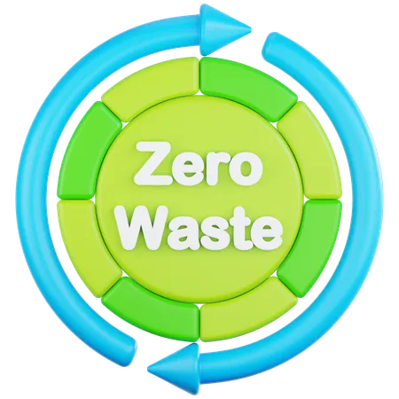 Zero Waste  3D Icon