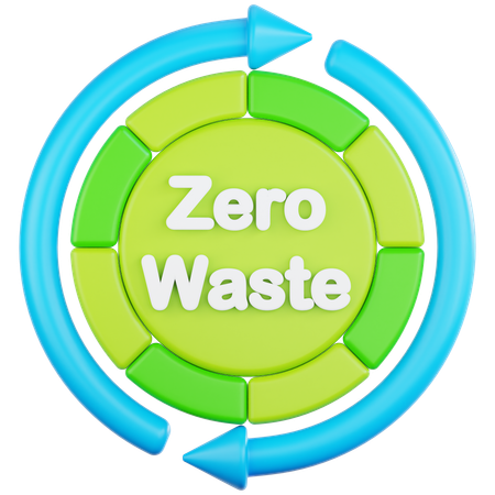 Zero Waste  3D Icon