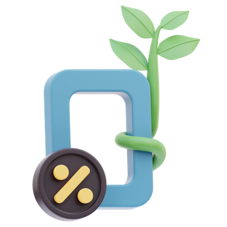 Zero Waste  3D Icon