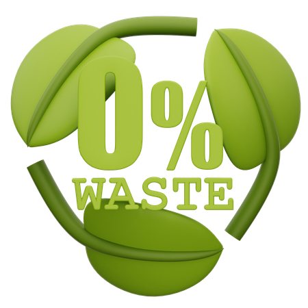 Zero Waste  3D Icon