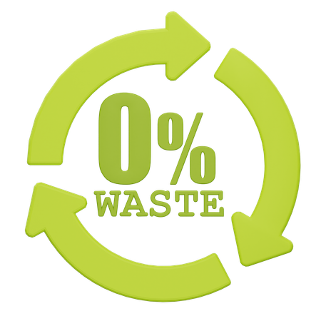 Zero Waste  3D Icon