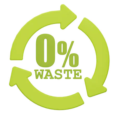 Zero Waste  3D Icon