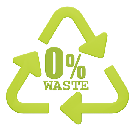 Zero Waste  3D Icon