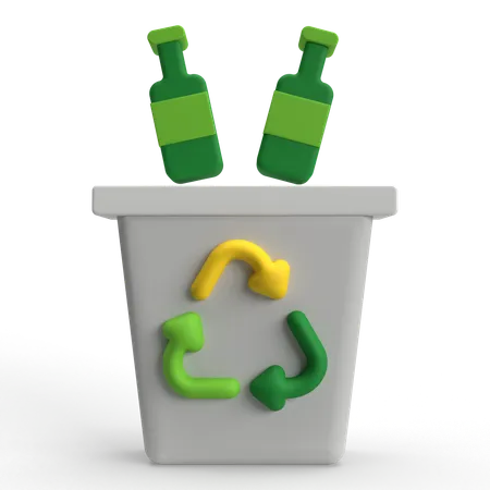 Zero Waste  3D Icon