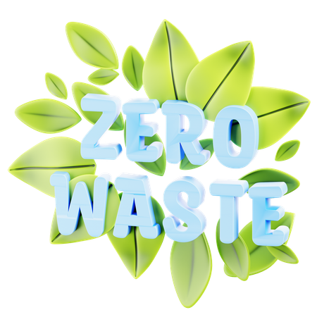 Zero-Waste-Bewegung  3D Icon