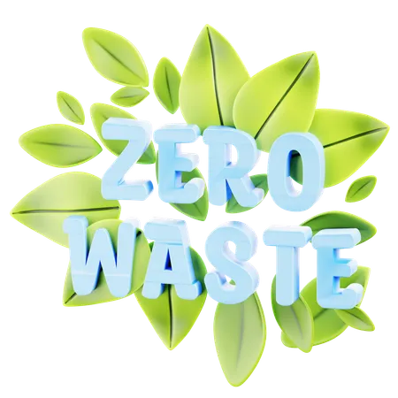 Zero-Waste-Bewegung  3D Icon