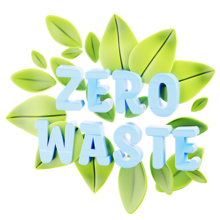 Zero Waste Movement  3D Icon
