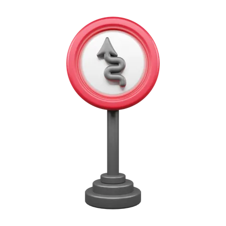 Zickzack gerade  3D Icon