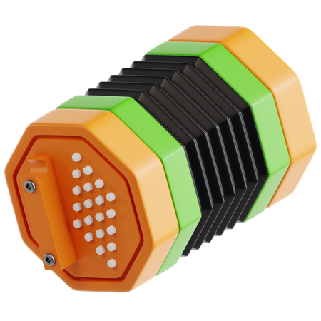 Ziehharmonika  3D Icon