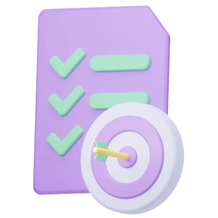 Ziel  3D Icon