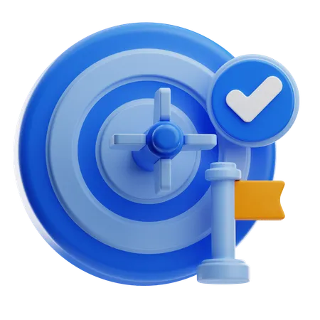 Zielmission  3D Icon