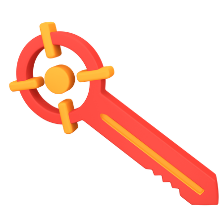 Zielschlüsselwort  3D Icon