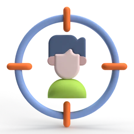 Zielbenutzer  3D Icon