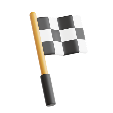 Zielflagge  3D Icon