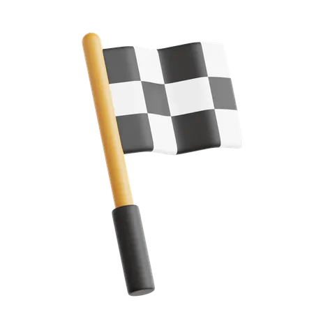 Zielflagge  3D Icon