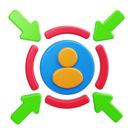 Zielgruppe  3D Icon