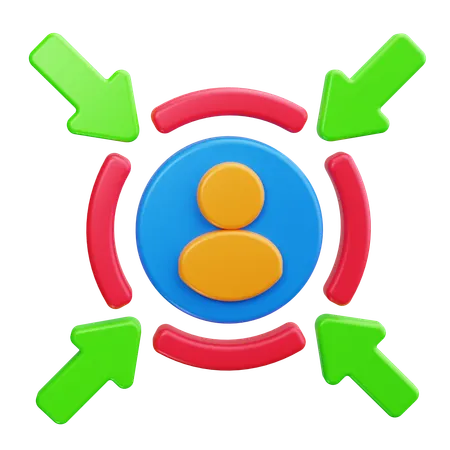 Zielgruppe  3D Icon