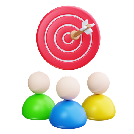 Zielgruppe  3D Icon