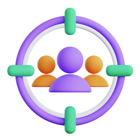 Zielgruppe  3D Icon