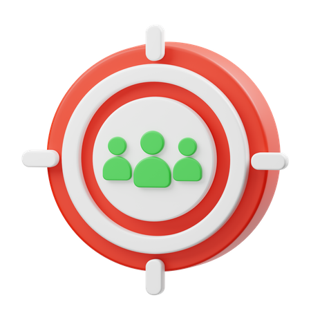 Zielgruppe  3D Icon