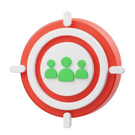 Zielgruppe  3D Icon