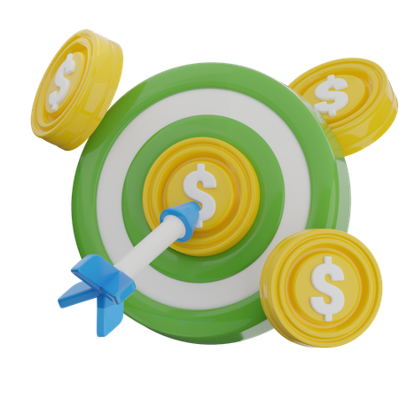 Investitionsziel  3D Icon