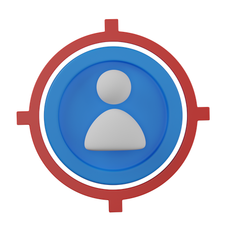 Zielkunde  3D Icon