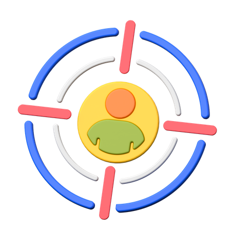 Zielkunde  3D Icon