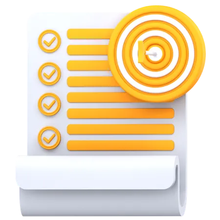 Zielliste  3D Icon