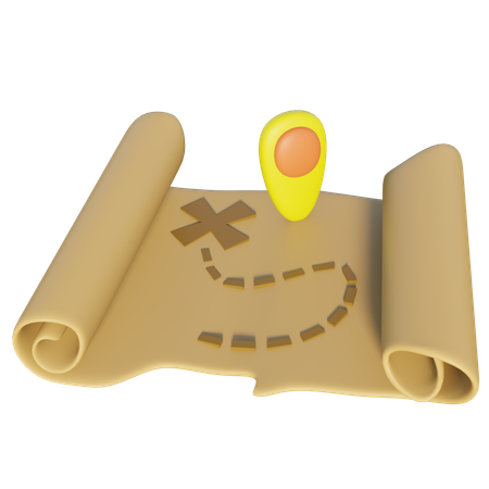 Zielort  3D Icon