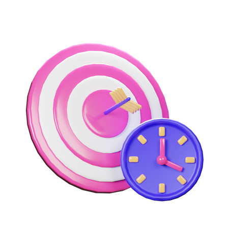 Zielzeit  3D Icon